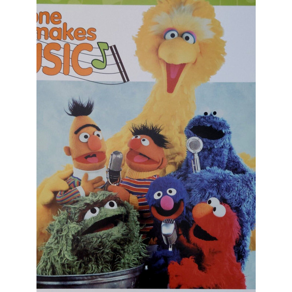 2001 Sesame Street LIVE Event Poster - Everyone Makes Music - 14x22" Near MINT! - Picture 3 of 8